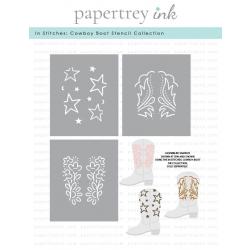 In Stitches: Cowboy Boot Stencil Collection (set of 3)