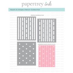 Hearts & Stripes Stencil Collection (set of 3)