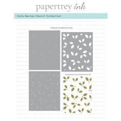 Holly Berries Stencil Collection (set of 3)