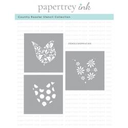 Country Rooster Stencil Collection (set of 3)