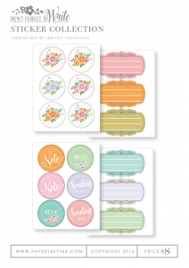 Don't Forget to Write: Label Sheet Refill (16 sheets) Don't Forget to Write: Label Sheet Refill (16 sheets)