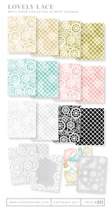 Lovely Lace Patterned Paper Collection (34 sheets) Lovely Lace Patterned Paper Collection (34 sheets)