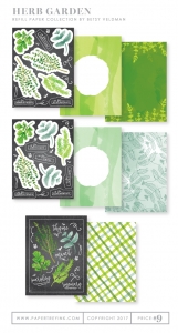Herb Garden Patterned Paper Collection (32 sheets) Herb Garden Patterned Paper Collection (32 sheets)