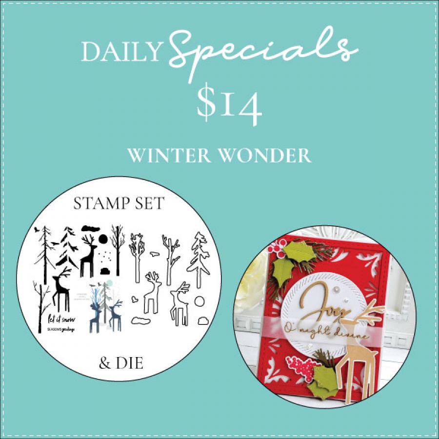 Daily Special - Winter Wonder Stamp Set + Die