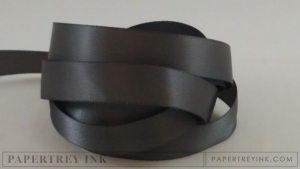 Smokey Shadow 1/2" Satin Solid Ribbon (5 yards) Smokey Shadow 1/2" Satin Solid Ribbon (5 yards)