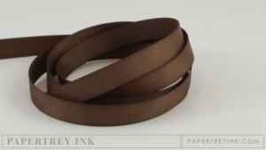 Dark Chocolate 3/8" Twill Tape Ribbon (5 yards) Dark Chocolate 3/8" Twill Tape Ribbon (5 yards)