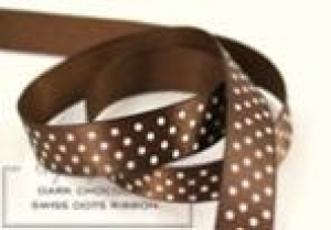 Dark Chocolate 5/8" Saddle Stitch Ribbon (5 yards) Dark Chocolate 5/8" Saddle Stitch Ribbon (5 yards)