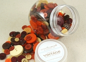 Autumn Mix Vintage Button Collection Autumn Mix Vintage Button Collection